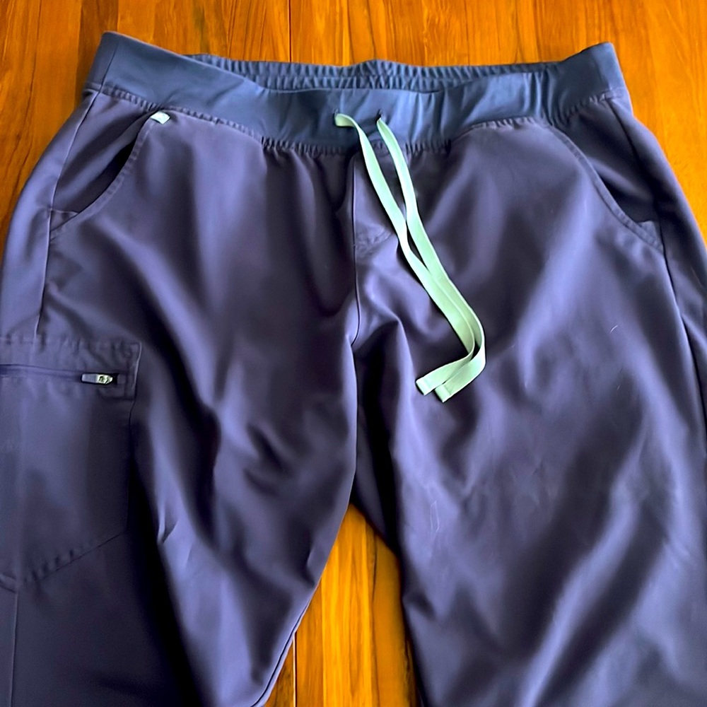 XL tall purple Figs scrub joggers